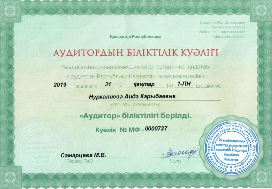 Сертификат DipIFR